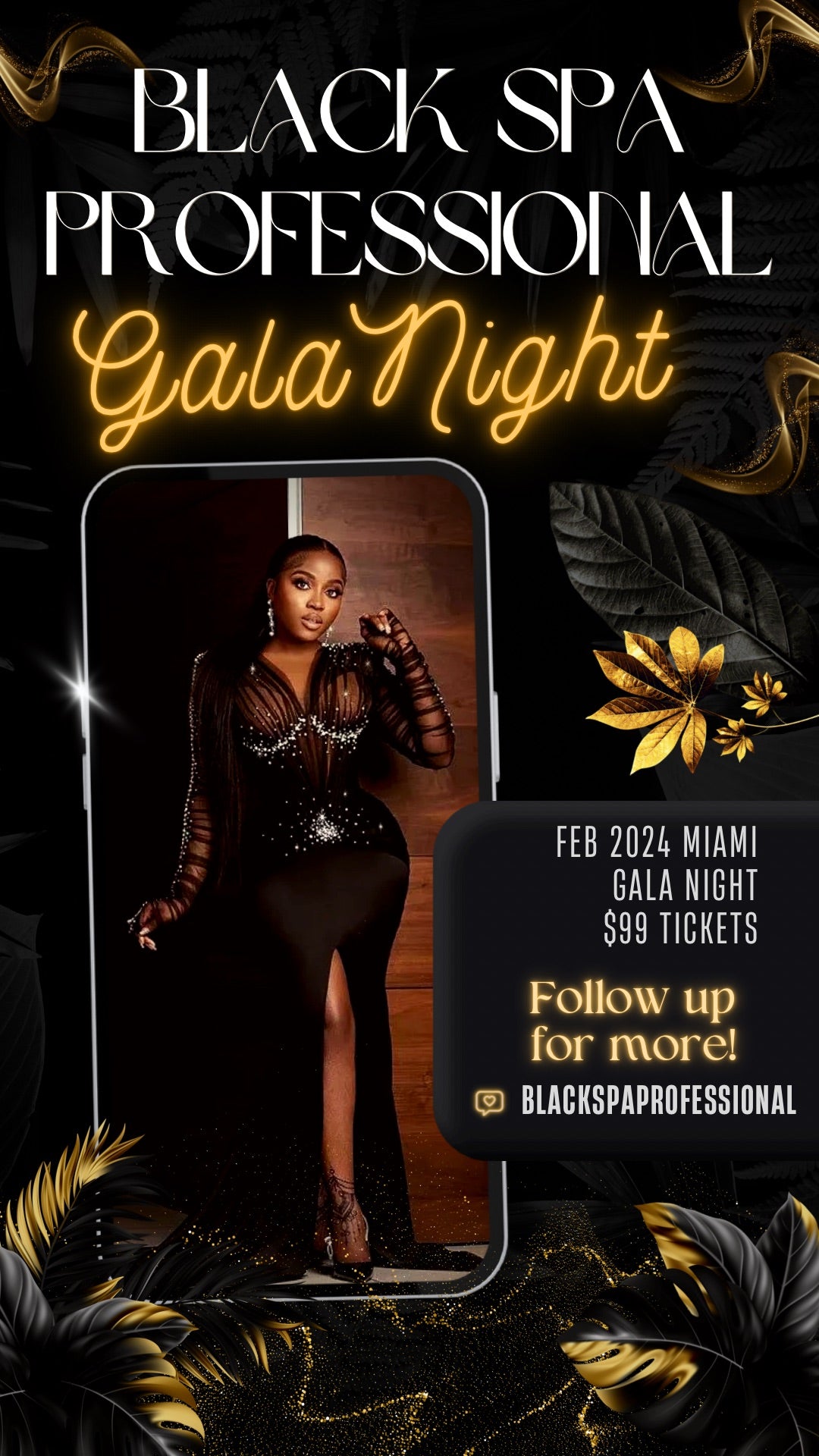 Black Spa Professional Gala Night