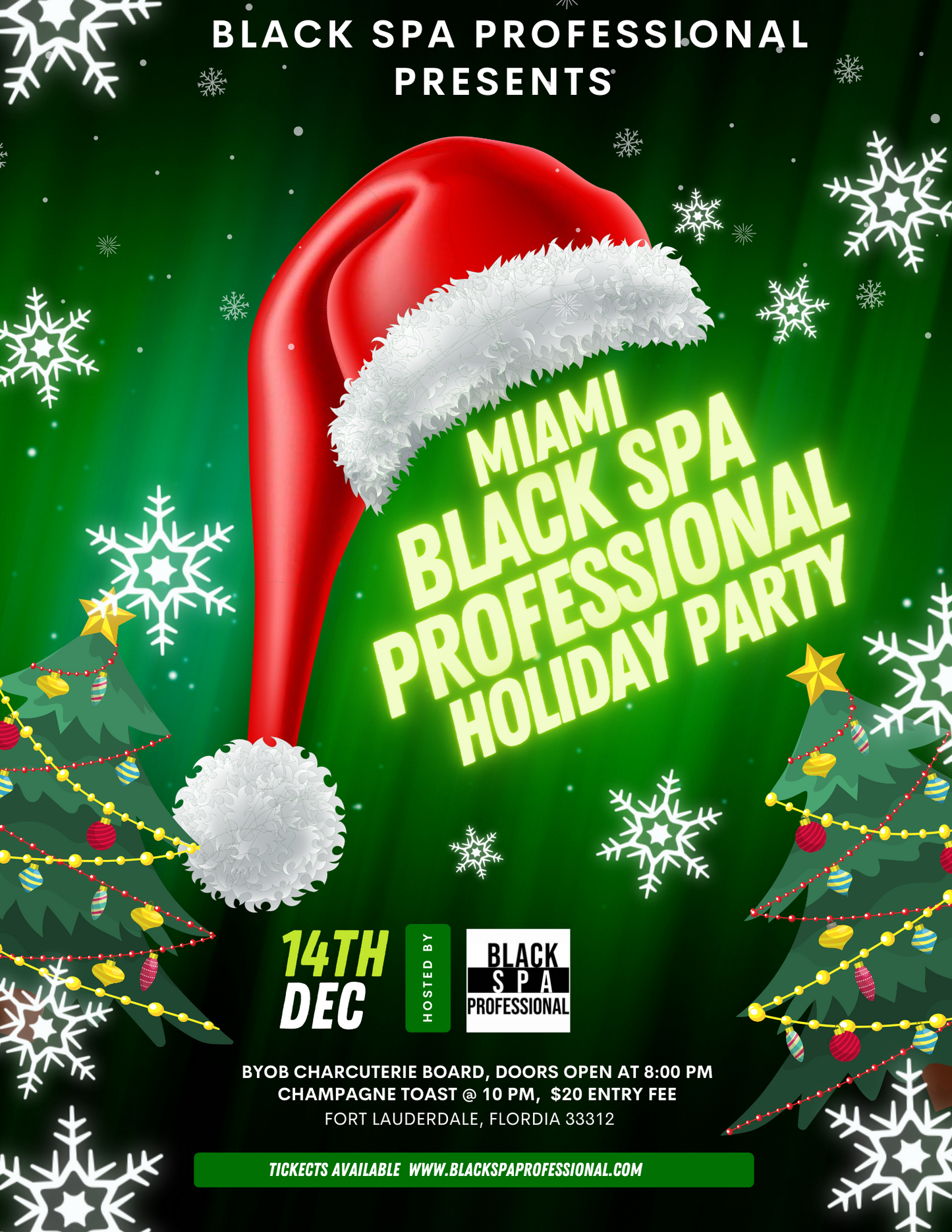 Miami Black Spa Professional Holiday Party