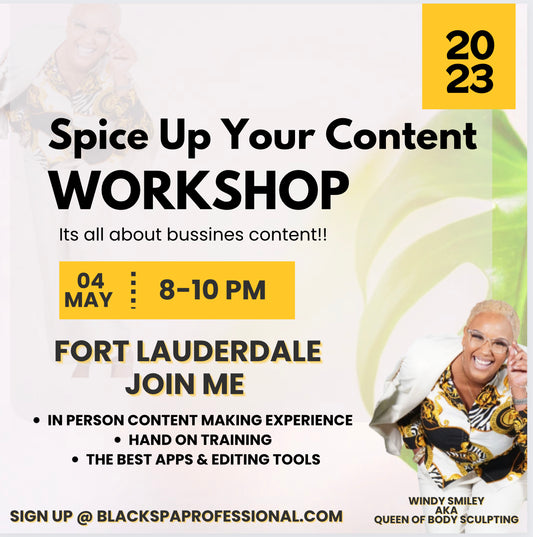 Spice up your content Workshop